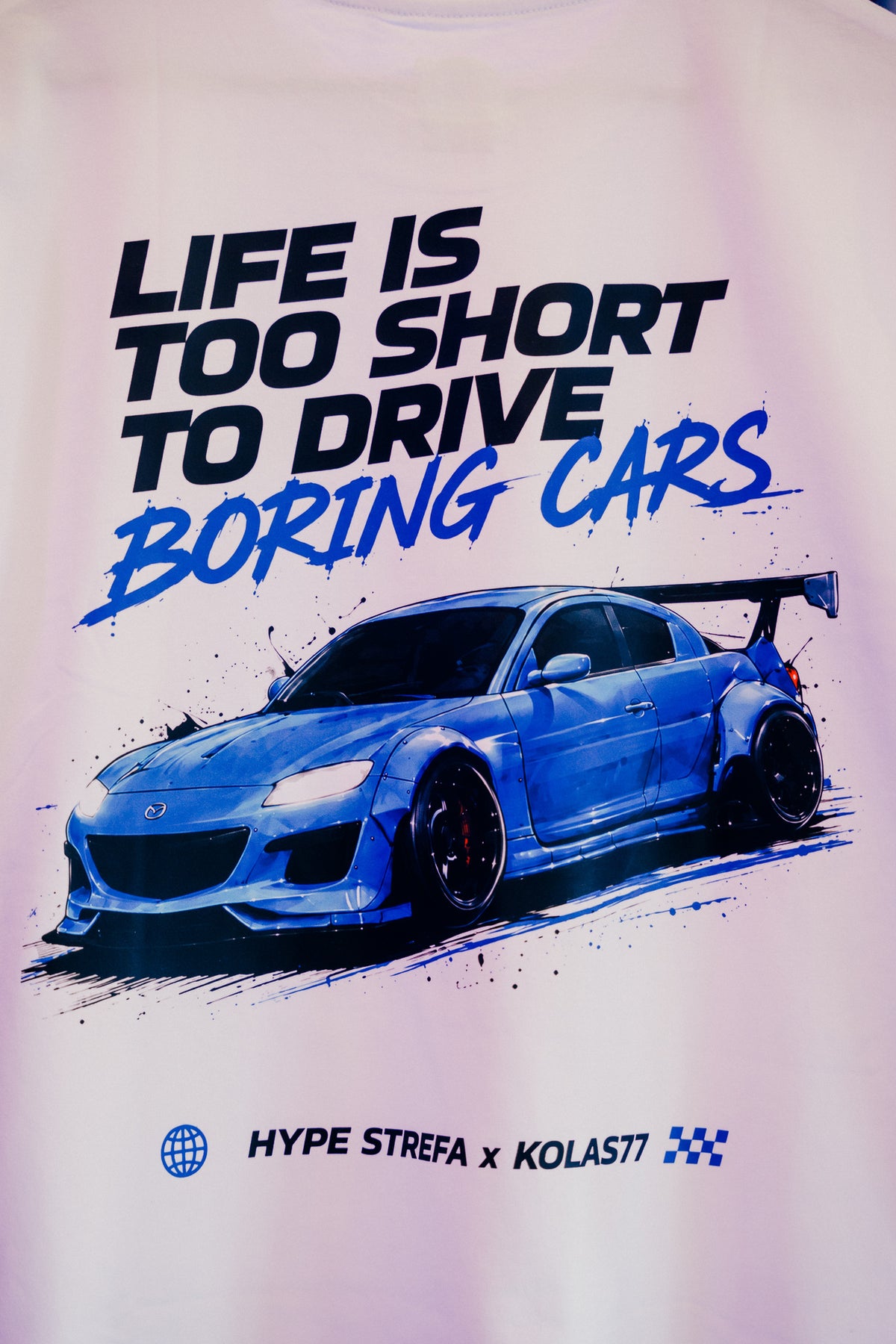 T-shirt Hype Strefa x Kolas77 biały