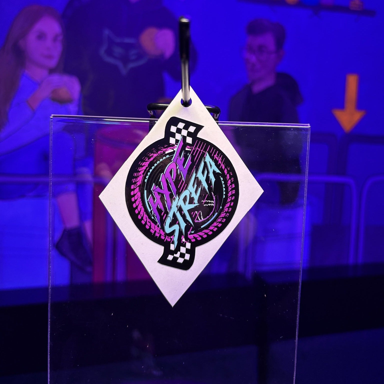 Naklejka okrągła HYPE STREFA